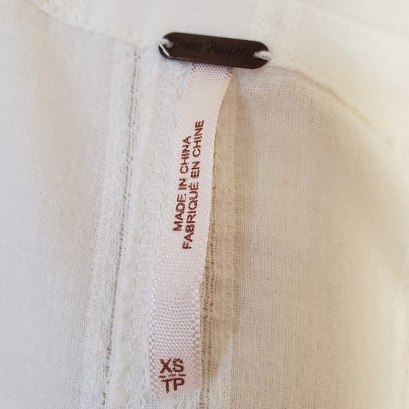 Free People Embroidered Peasant Tunic Top - Picture 7 of 8